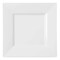 Smarty Had A Party 8" White Square Plastic Appetizer/ Salad Plates (120 Plates), 120PK 6918-CASE - alternate 2